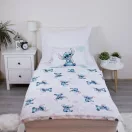 Disney Lilo și Stitch Ohana White Set lenjerie pat copii 100×135 cm, 40×60 cm