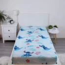 Disney Lilo și Stitch Blue cearșaf cu elastic 90x200 cm
