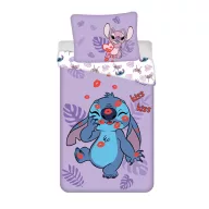   Disney Lilo și Stitch Kiss lenjerie de pat 140×200cm, 70×90 cm