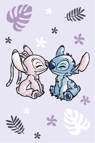 Disney Lilo și Stitch Purple pătură fleece 100x150cm
