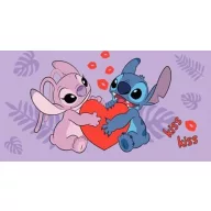   Disney Lilo și Stitch Kiss Prosop de baie roz, Prosop de plajă 70x140cm