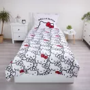 Hello Kitty White husa pentru așternut 140×200cm, 70×90 cm