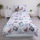 Harry Potter Hedwig Fly Husă de pat 140x200cm, 70x90 cm