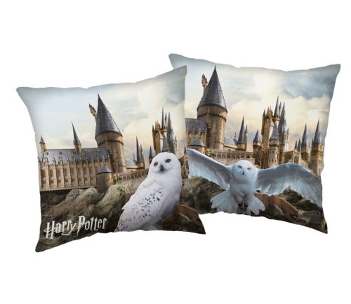 Harry Potter Hedwig at Hogwarts pernă, pernă decorativă 40x40 cm
