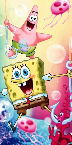 SpongeBob prosop de baie, prosop de plajă 70x140cm