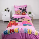 Bing Playing Together set de lenjerie de pat 140×200cm, 70×90 cm