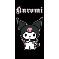   Hello Kitty Kuromi Black prosop de baie, prosop de plajă 70x140cm