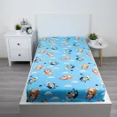 Bluey Clouds cârceaf elastic 90x200 cm