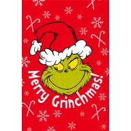 Grinchul Merry Grinchmas pătură din microflanel 100x150cm