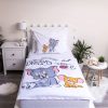 Tom și Jerry Little One Lenjerie de pat pentru copii 100×135cm, 40×60 cm