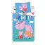 Purcelușa Peppa Set de lenjerie pentru copii Big Pig Family 100×135cm, 40×60 cm