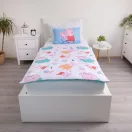 Purcelușa Peppa Set de lenjerie pentru copii Big Pig Family 100×135cm, 40×60 cm