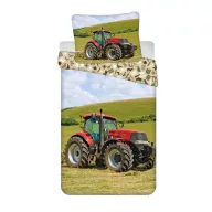 Tractor Red set de lenjerie de pat 140×200 cm, 70×90 cm