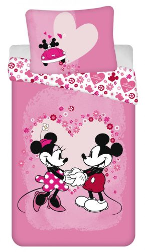 Disney Minnie Love Lenjerie de pat 140×200cm, 70×90 cm microfibre