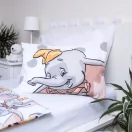 Disney Dumbo Dots lenjerie de pat pentru copii 100×135cm, 40×60 cm
