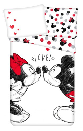 Disney Minnie , Mickey Lenjerie de pat 140×200cm, 70×90 cm
