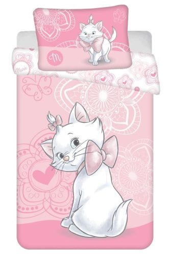 Disney Marie Cat Pink Lenjerie de pat pentru copii 100×135cm, 40×60 cm