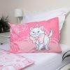 Disney Marie Cat Pink Lenjerie de pat pentru copii 100×135cm, 40×60 cm