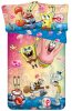 SpongeBob Party Lenjerie de pat 140×200cm, 70×90 cm Microfibre