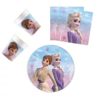   Disney Regatul de gheață Wind set de petrecere de 36 cu farfurie de 23 cm