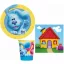 Ghicitorile lui Blue Fun set de petrecere cu 32 de piese, farfurie de 23 cm