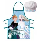 Disney Regatul de gheață Royally Cool Set șorț de Crăciun și set de tacâmuri din plastic