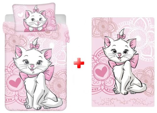 Disney Marie pisicuță Aristocats Lenjerie de pat pentru copii și pătură polară set