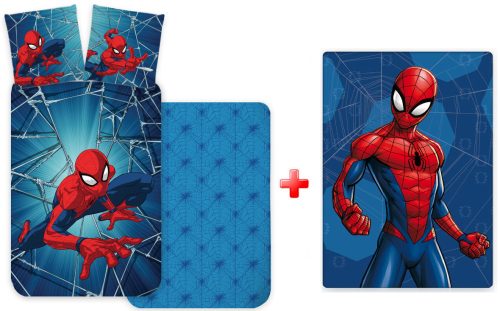 Omul Păianjen Dynamic Lenjerie de pat pentru copii și pătură polară set