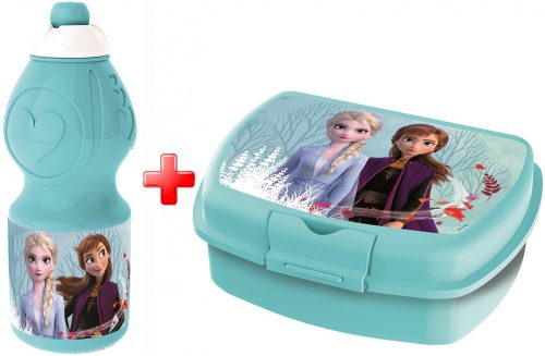 Disney Regatul de gheață Icebound sticlă apă și cutie sandviș set