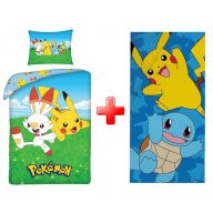 Pokémon Set de lenjerie de pat și prosop Field