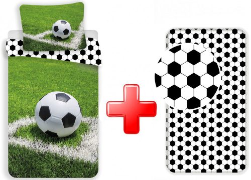 Fotbal, Corner Lenjerie de pat și cearșaf cu elastic set