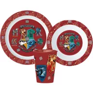   Harry Potter School Shields set de veselă, set microplastic, cu cană 260 ml