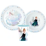  Disney Regatul de gheață Royally Cool Set de masă de Crăciun, set micro plastic, cupă 260 ml