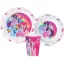 Micul meu ponei Pink set de masă, set din plastic micro, cu pahar 260 ml