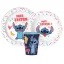 Disney Lilo și Stitch Just set de vase, set din microplastic, cu pahar 260 ml