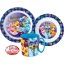 Patrula Cățelușilor Mighty Pups set de masă, set de plastic micro cu cană 350 ml