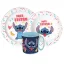 Disney Lilo și Stitch Just set de masă, set micro-plastic cu cană 390 ml