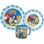 Sonic Ariciul Adventure set de masă, set micro din plastic cu ceașcă 265 ml