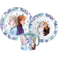   Disney Regatul de gheață Ice Magic set de tacâmuri, set micro din plastic cu o cană de 265 ml