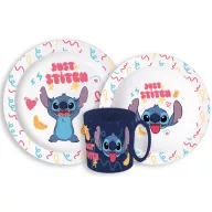   Disney Lilo și Stitch Palms Set de masă Disney Lilo & Stitch, set din microplastic cu cană 265 ml