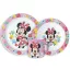 Disney Minnie Spring set de masă, set de plastic micro cu cană 265 ml