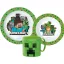 Minecraft Pixelcraft set de servire, set micro plastic cu cană 265 ml