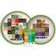 Minecraft Crafters set de vase antiderapant, set micro plastic