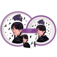   Wednesday Nevermore Academy set de masă antiderapant, set din micro plastic