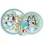 Bluey Leaves set de mese antiderapant, set micro plastic