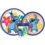 Disney Lilo și Stitch Palm set de veselă antiderapant, set micro din plastic