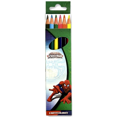 Omul Păianjen Colorat creion 6 buc. os 6 buc.