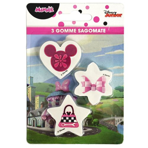 Disney Minnie forma radieră set de 3 bucăți