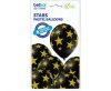 Colorat Black Star, Balon Star, Set baloane 6 buc 30 cm (12 inch)