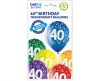 Colorful Happy Birthday 40 balon, balon 6 bucăți 12 inch (30cm)